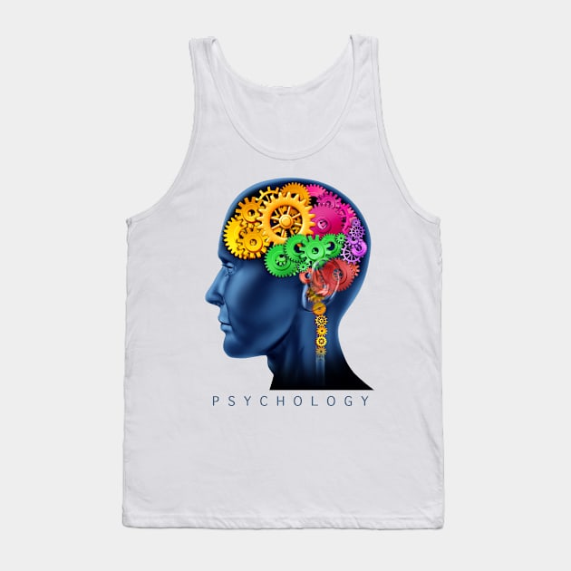 Psychology And Psychologist Or Psychiatry and Psychiatric Tank Top by lightidea